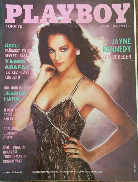 PLAYBOY (TU) magazine side cover  September 1988