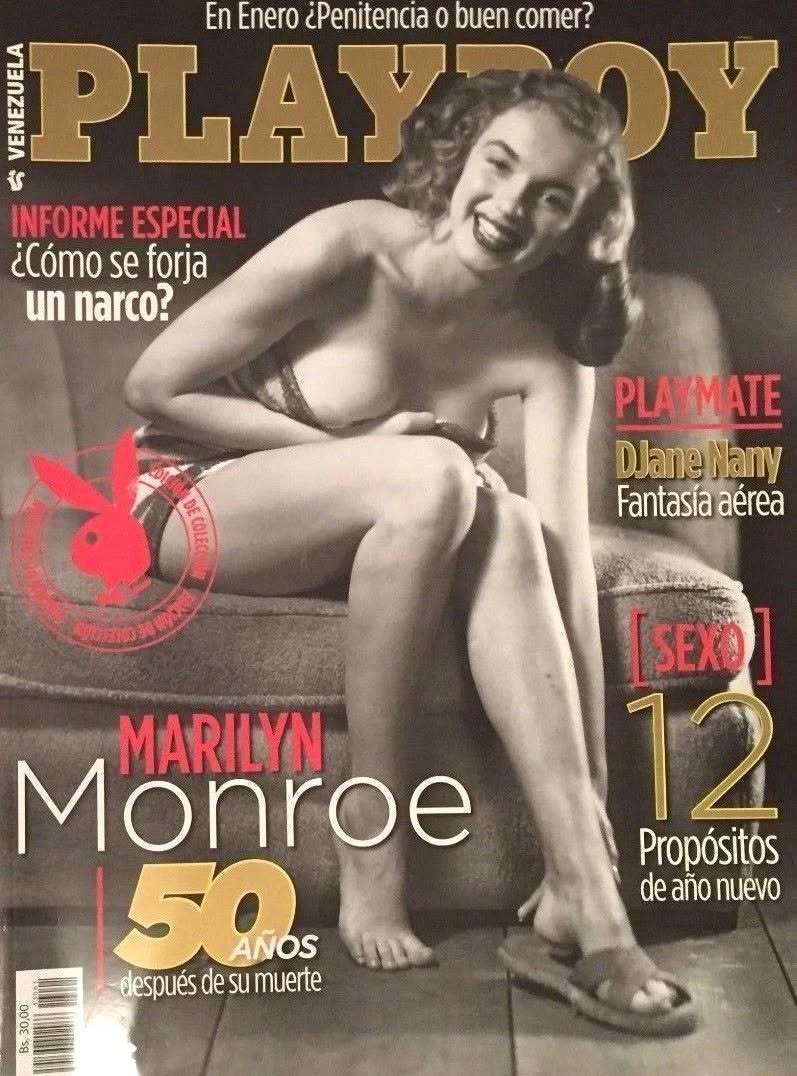 PLAYBOY VENEZUELA magazine side cover  Vol 7 No  1  January 2013