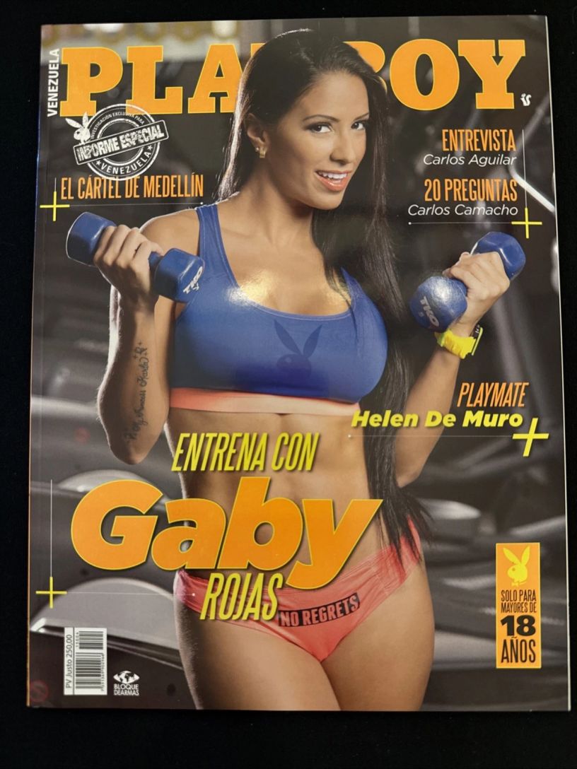 PLAYBOY VENEZUELA magazine side cover  March 2015