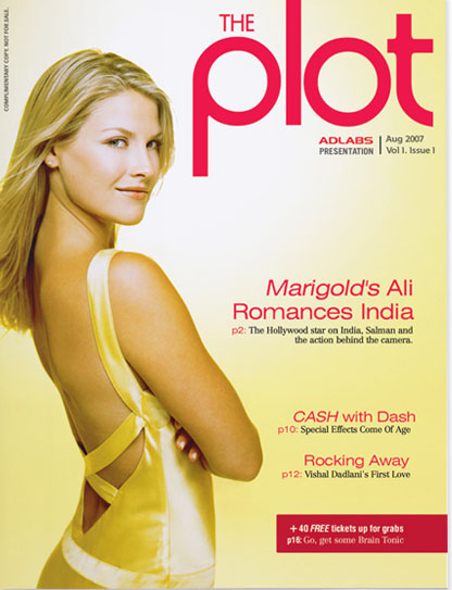 PLOT magazine side cover Issue 1 August 2007