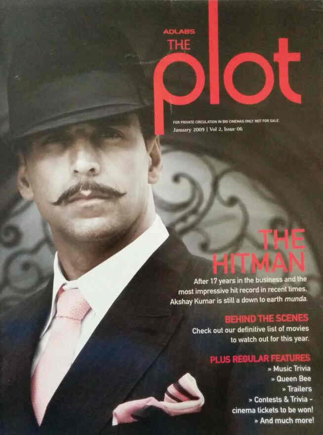 PLOT magazine side cover January 2009