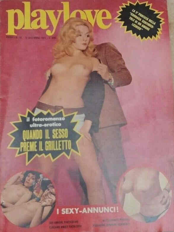 PLAYLOVE magazine side cover Issue 10 15 December 1971