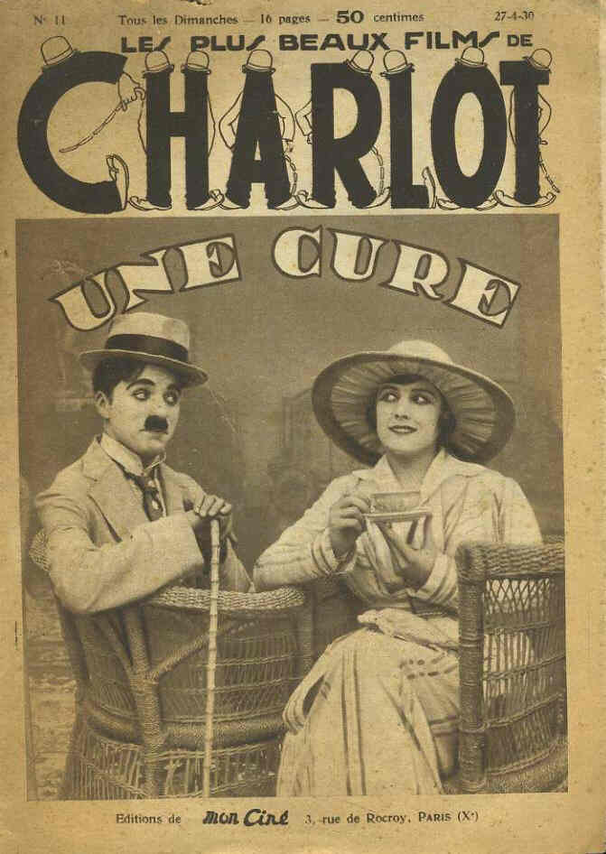 PLUS BEAUX FILMS DE CHARLOT magazine side cover Issue 11 27 April 1930