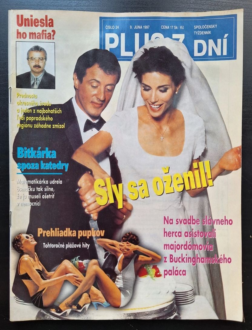 PLUS SEVEN DNI magazine side cover 9 June 1997