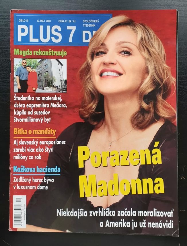 PLUS SEVEN DNI magazine side cover Issue 19 12 May 2003