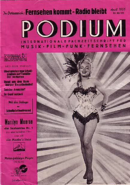 PODIUM magazine side cover April 1955
