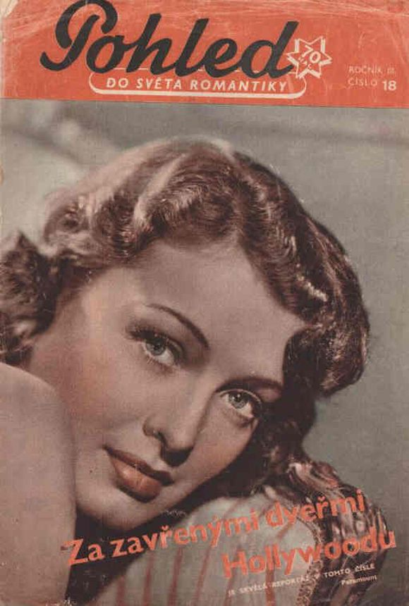 POHLED DO SVETA ROMANTIKY magazine side cover Issue 18   1938