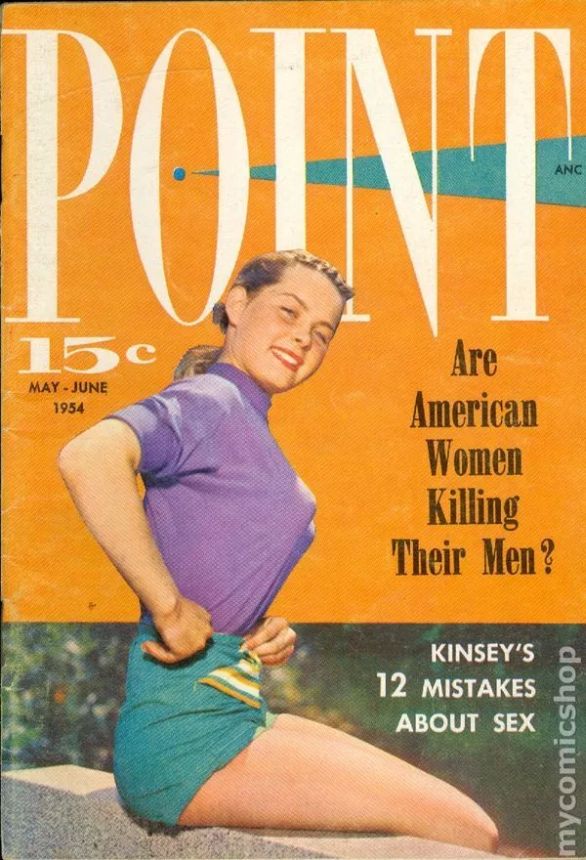 POINT magazine side cover Issue 3  May/June 1954