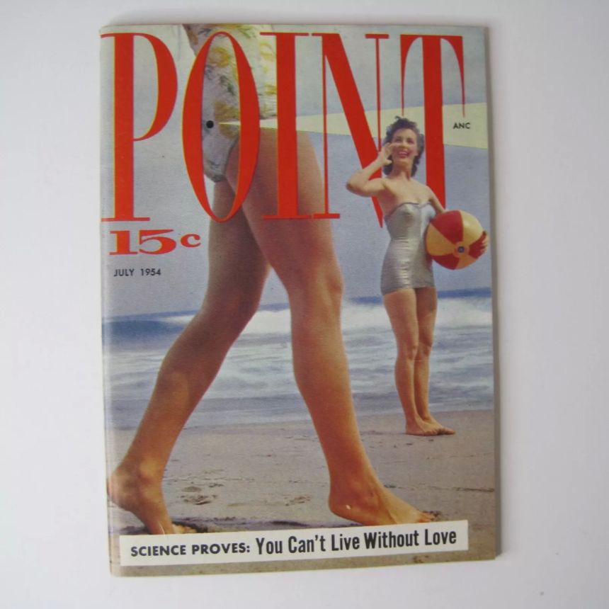 POINT magazine side cover  July 1954