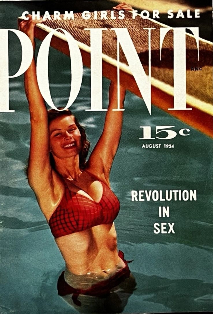 POINT magazine side cover  August 1954