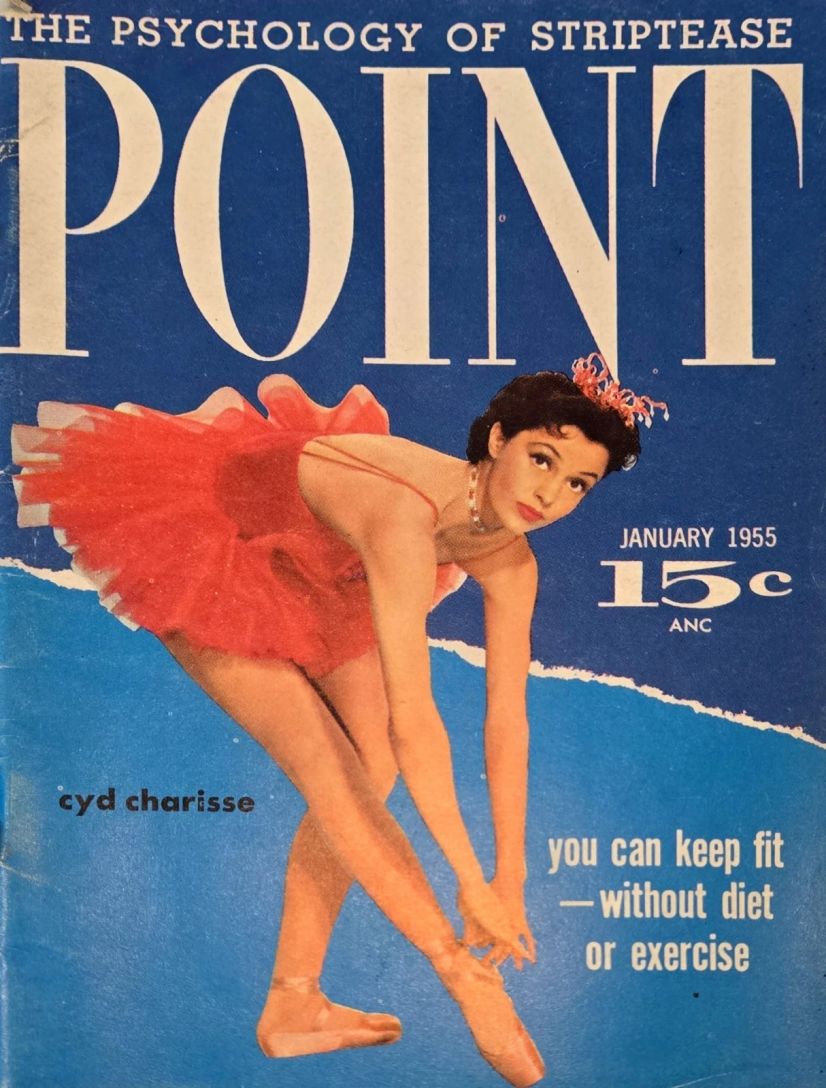 POINT magazine side cover  January 1955