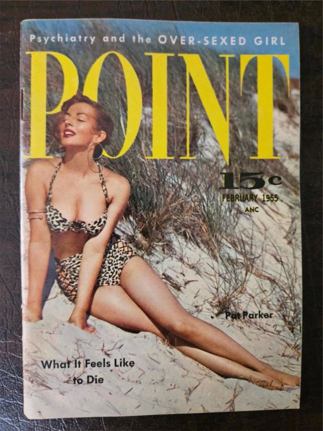 POINT magazine side cover  February 1955