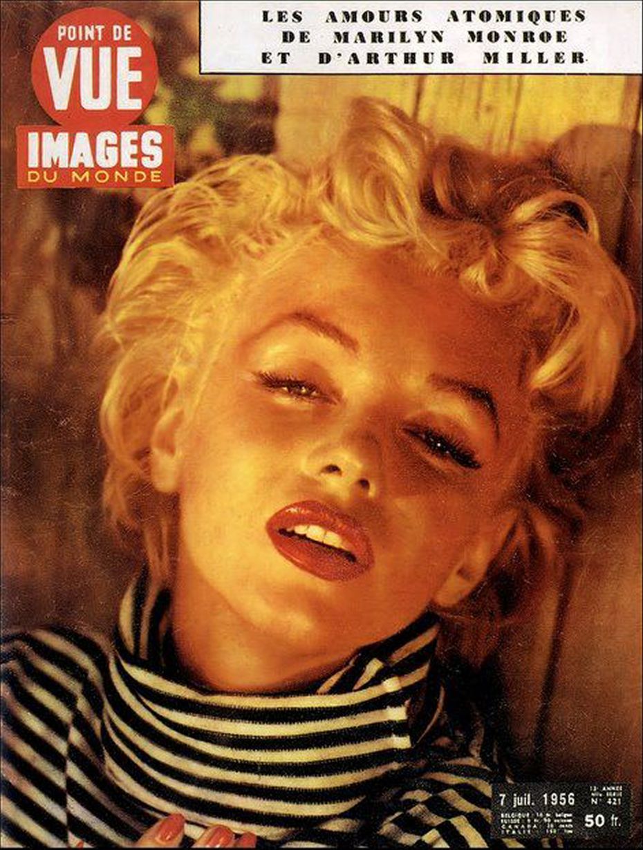 POINT DE VUE magazine side cover Issue 421 7 July 1956