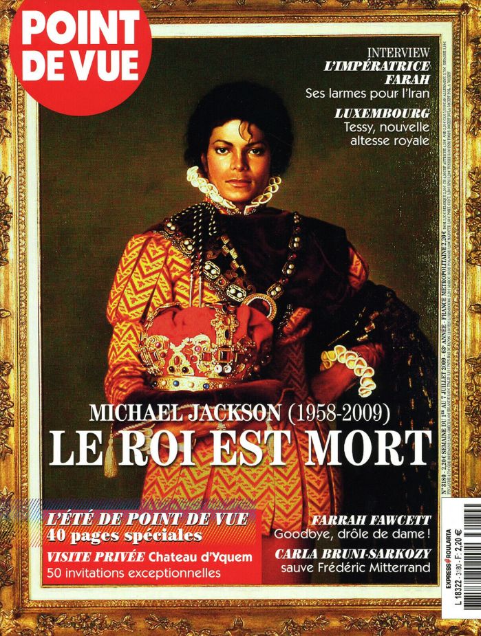 POINT DE VUE magazine side cover Issue 3180   2009