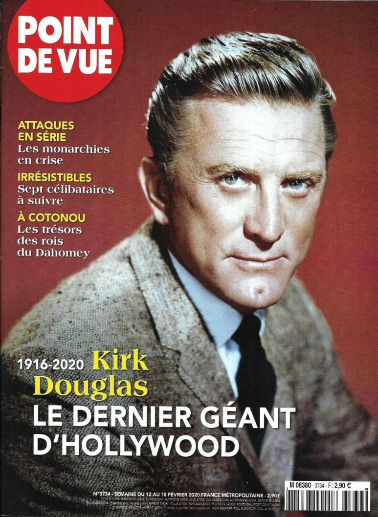 POINT DE VUE magazine side cover Issue 3734 12 February 2020