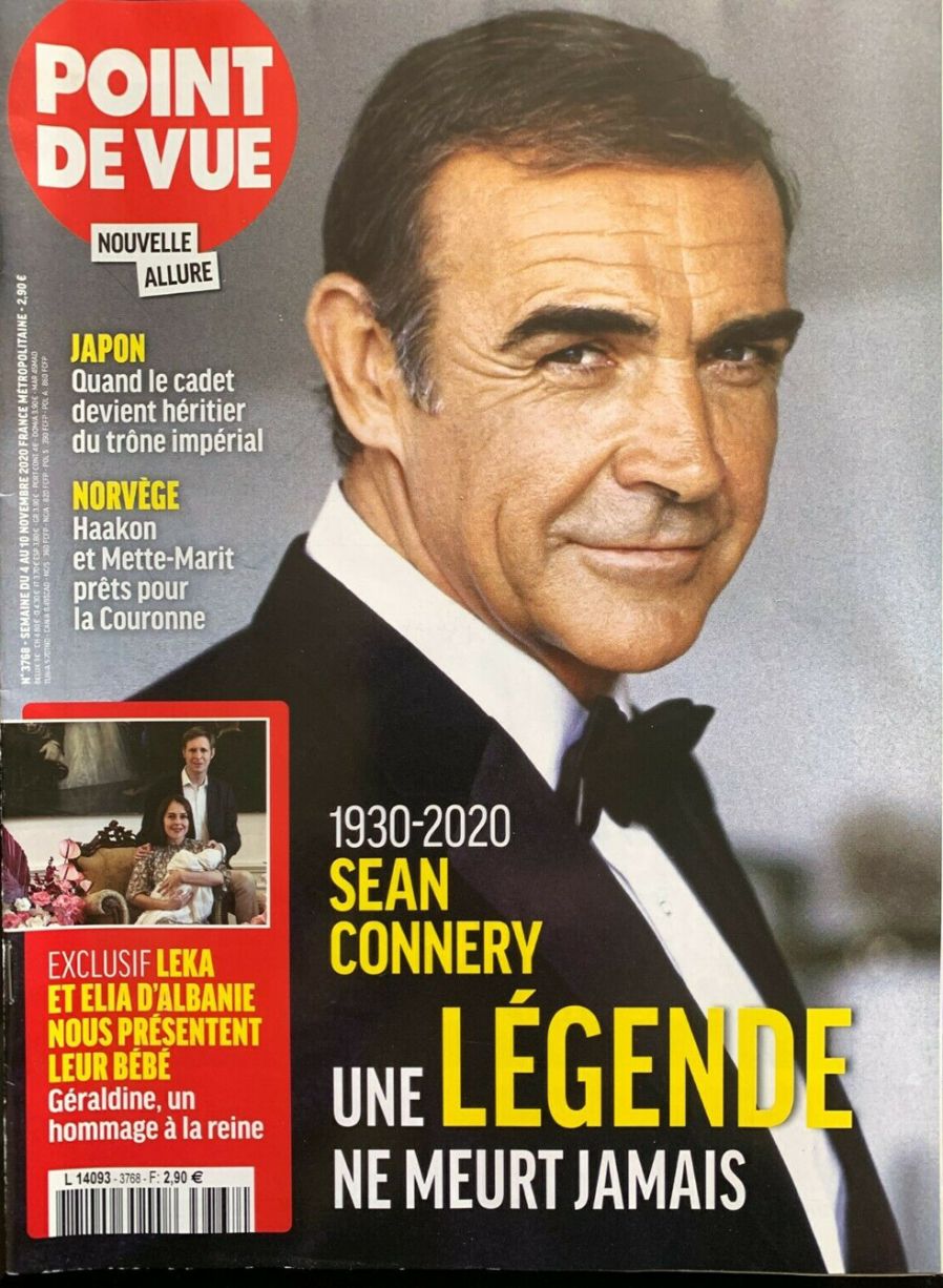 POINT DE VUE magazine side cover Issue 3768 4 November 2020