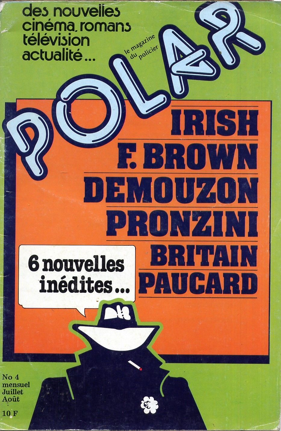 POLAR magazine side cover Issue 4  July 1979