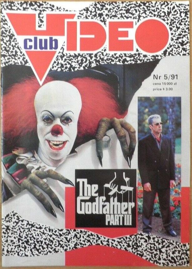 VIDEO CLUB (PL) magazine side cover  May 1991