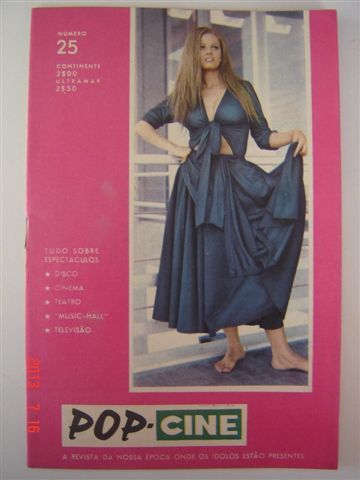 POP-CINE magazine side cover Issue 25  1966