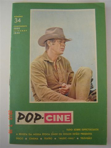 POP-CINE magazine side cover Issue 34  1967