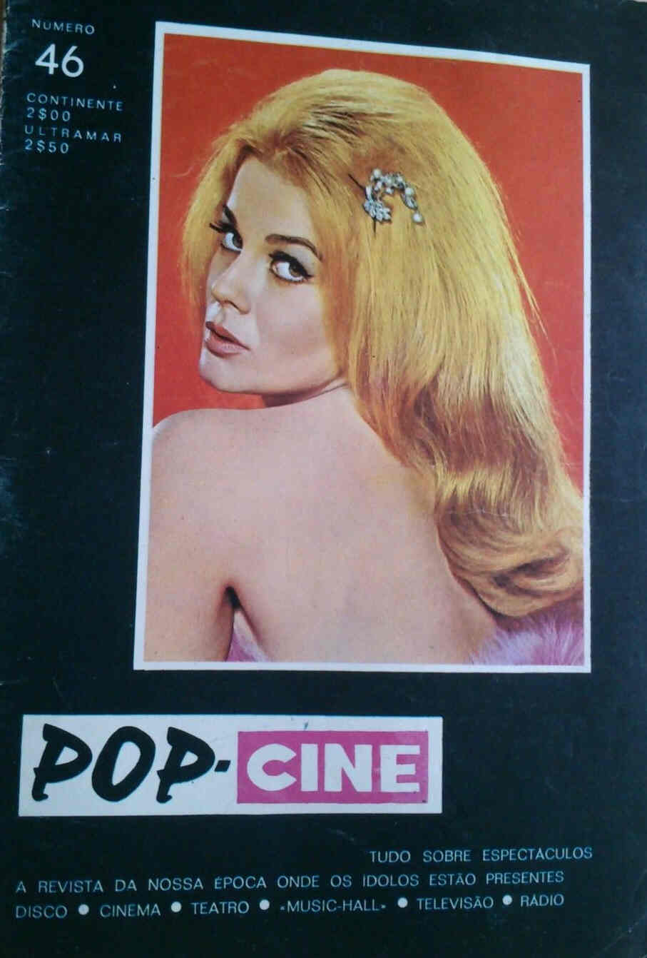 POP-CINE magazine side cover Issue 46  1967