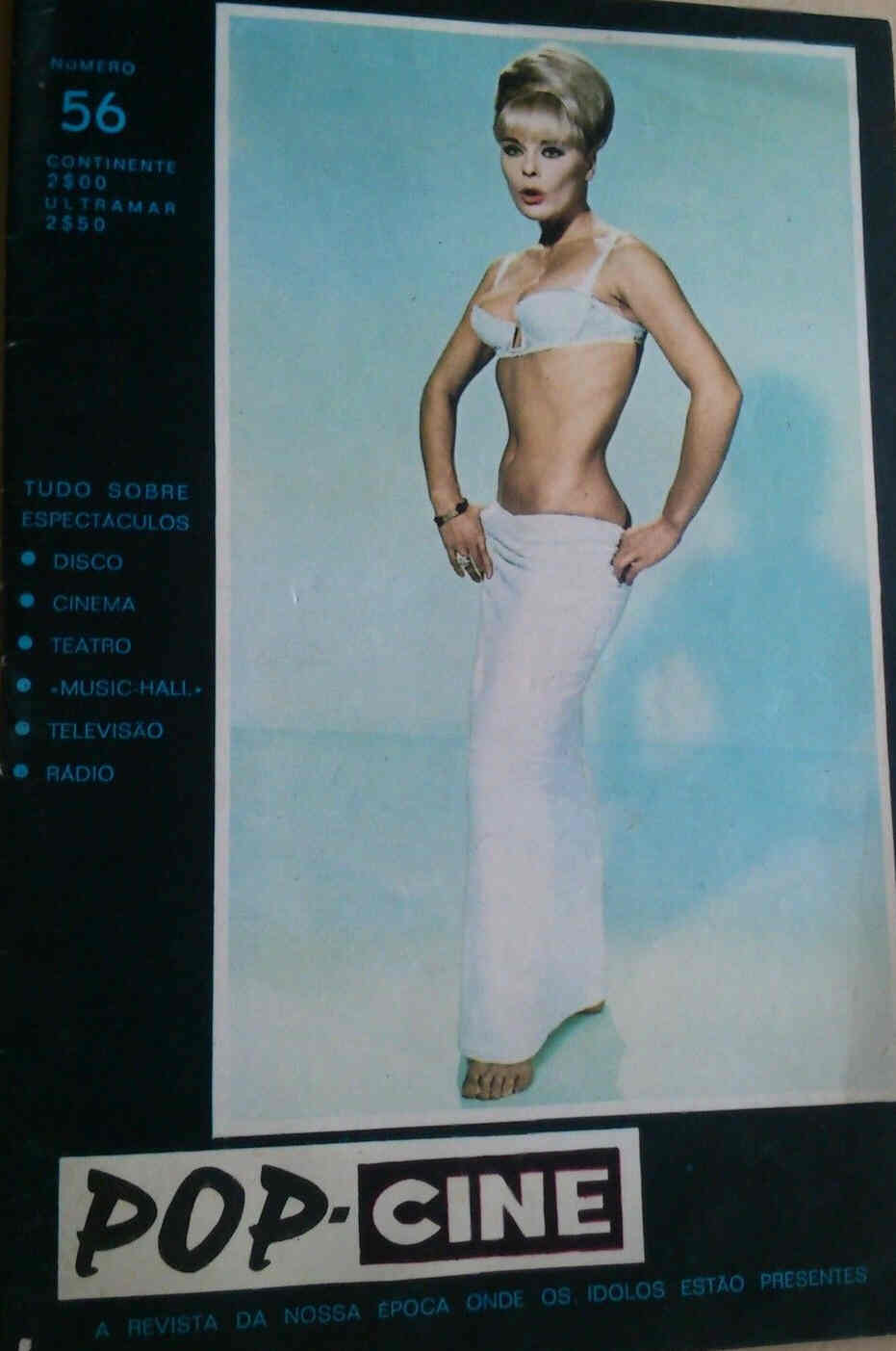 POP-CINE magazine side cover Issue 56  1967