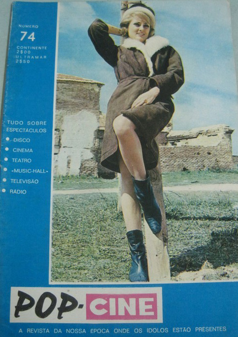 POP-CINE magazine side cover Issue 74   1967
