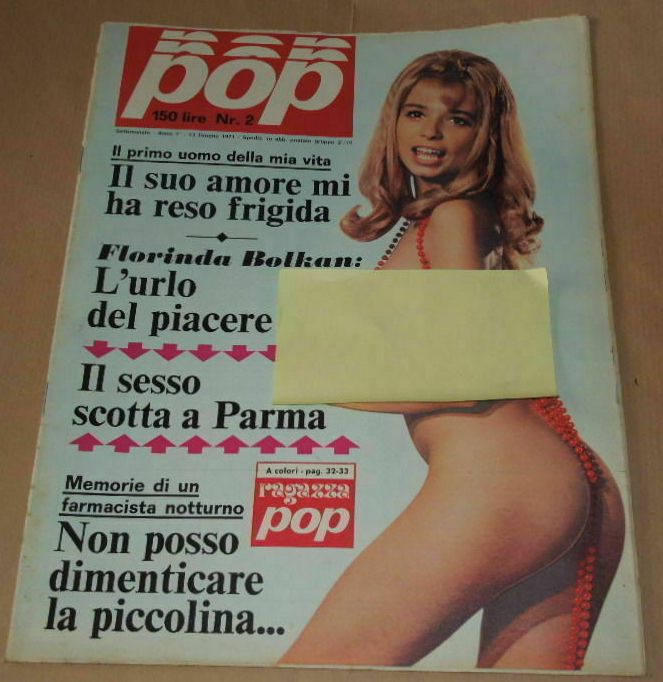POP magazine side cover Issue 2 13 June 1971