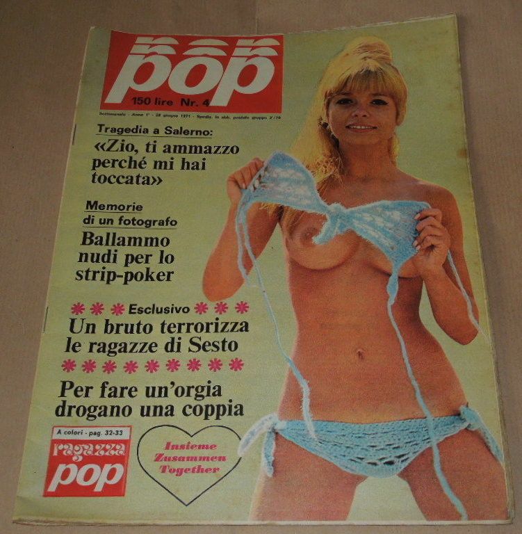 POP magazine side cover Issue 4 28 June 1971