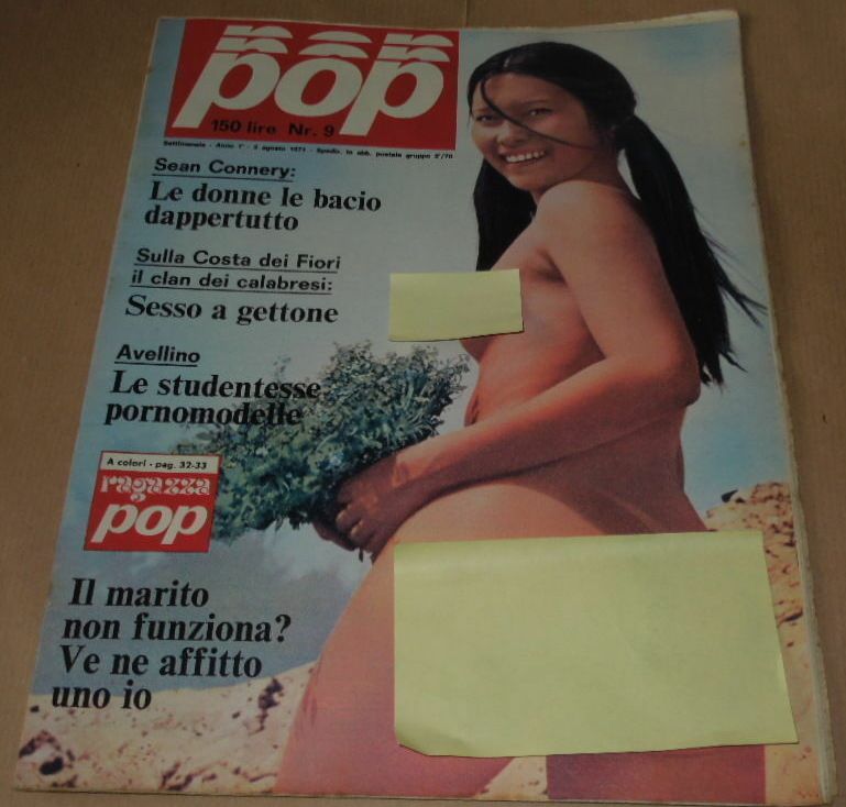 POP magazine side cover Issue 9 2 August 1971