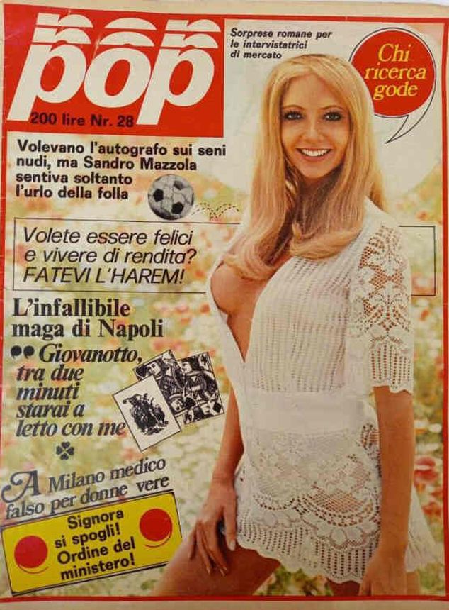 POP magazine side cover Issue 28   1971
