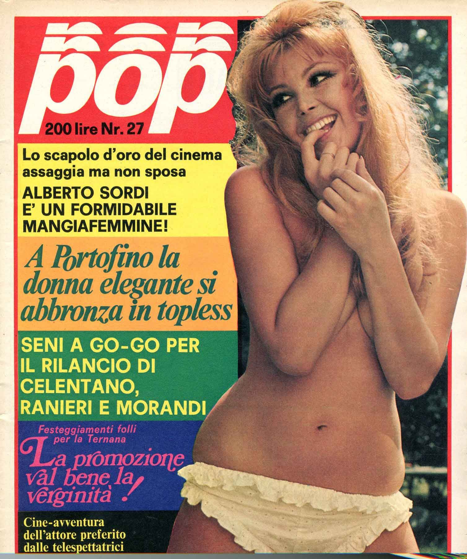 POP magazine side cover Issue 27   1972
