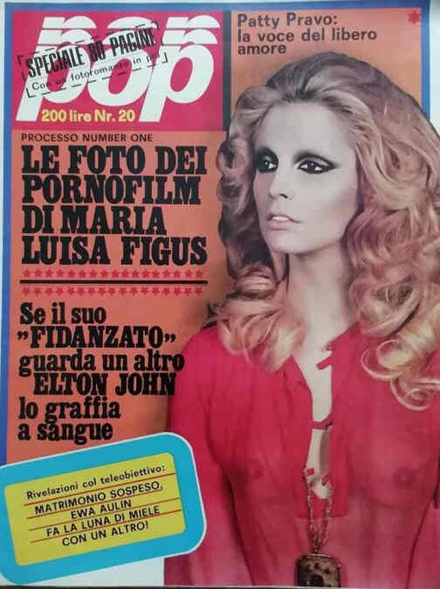 POP magazine side cover Issue 20   1973
