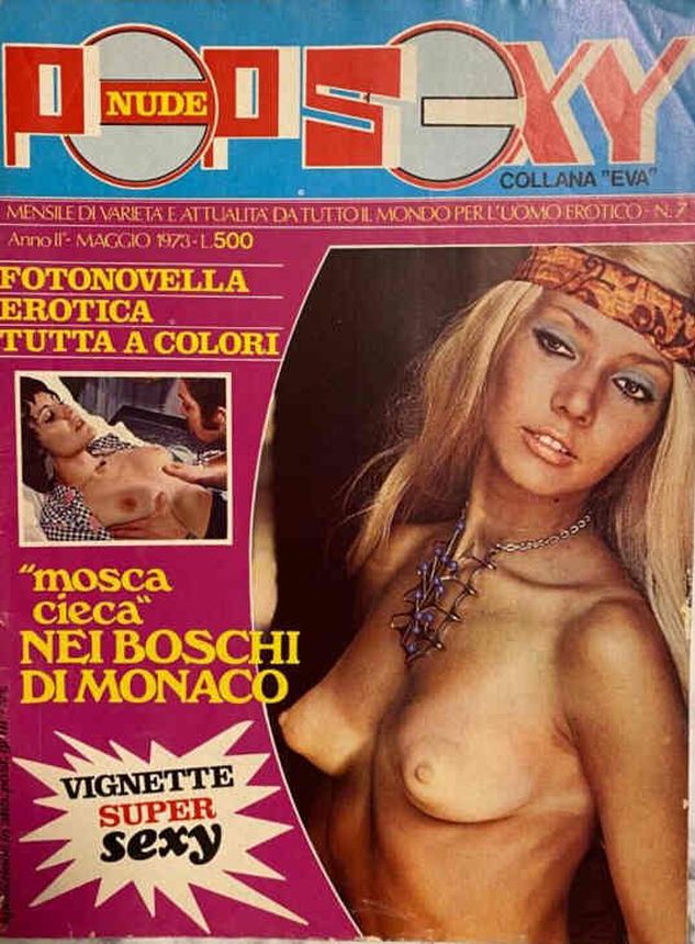 POP SEXY magazine side cover  May 1973