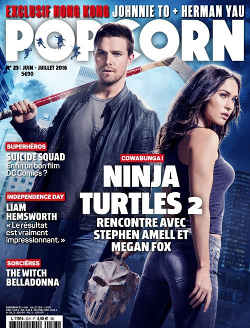 POPCORN (Spain) magazine side cover Issue 23 June/July 2016