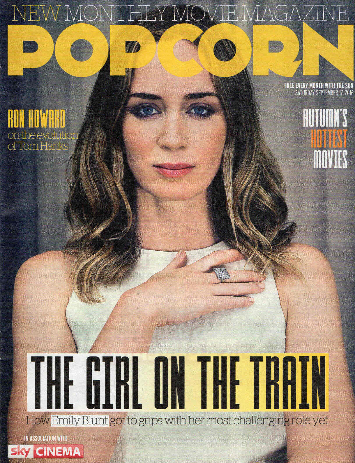 POPCORN (UK) magazine side cover 17 September 2016