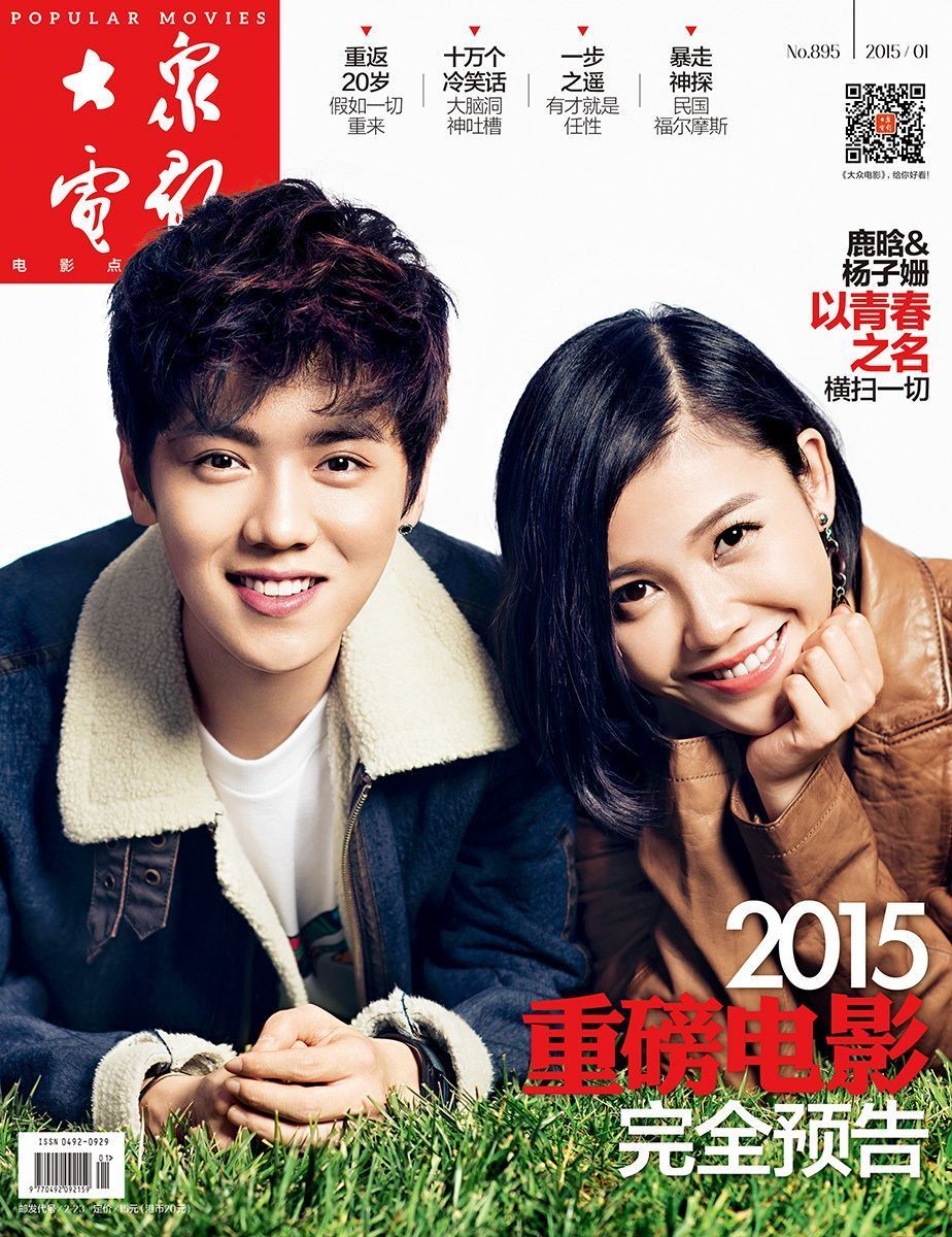 DAZHONG DIANYING magazine side cover Issue 895 January 2015