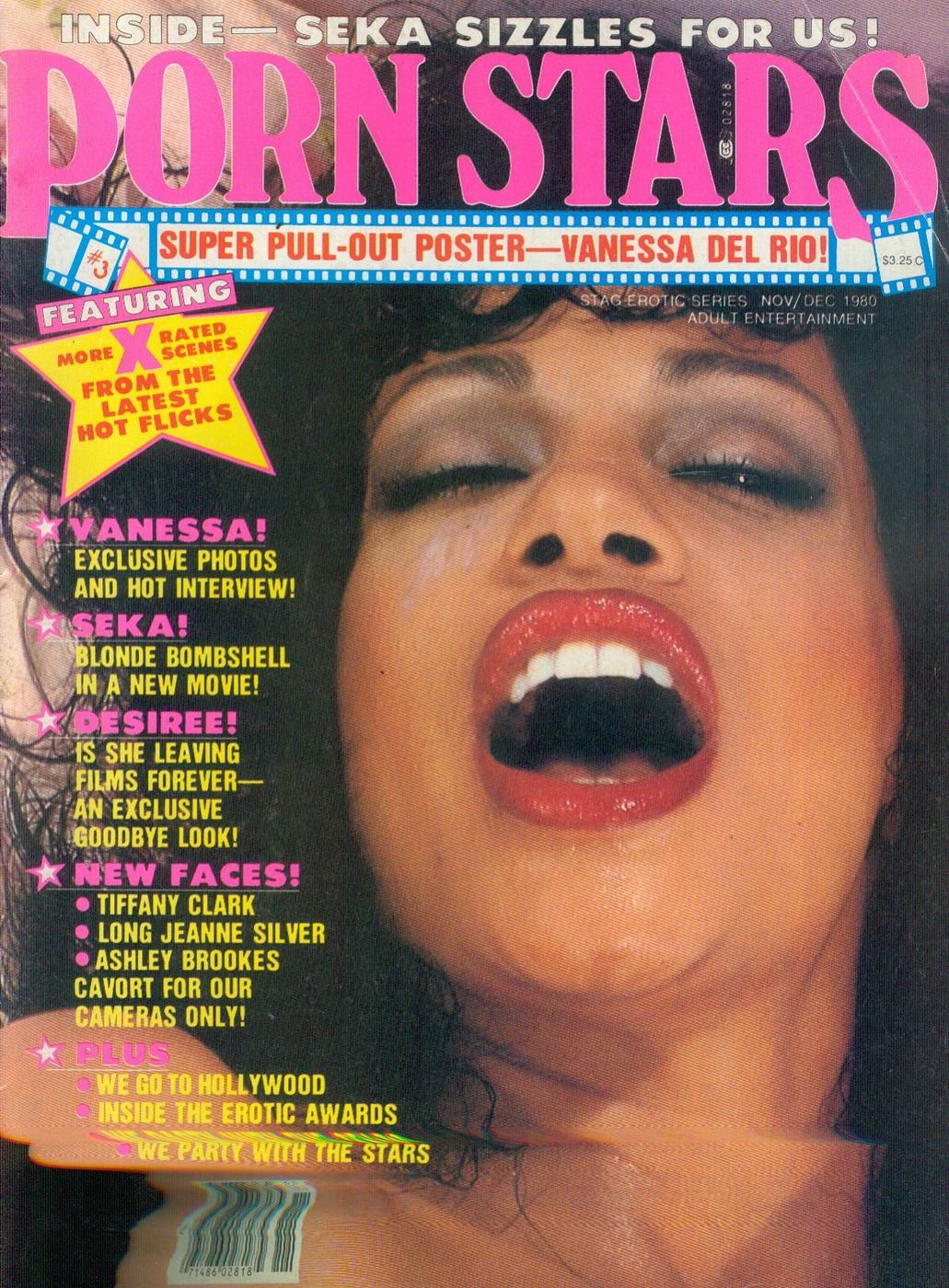 PORN STARS magazine side cover  Vol 1 # 4 November/December 1980