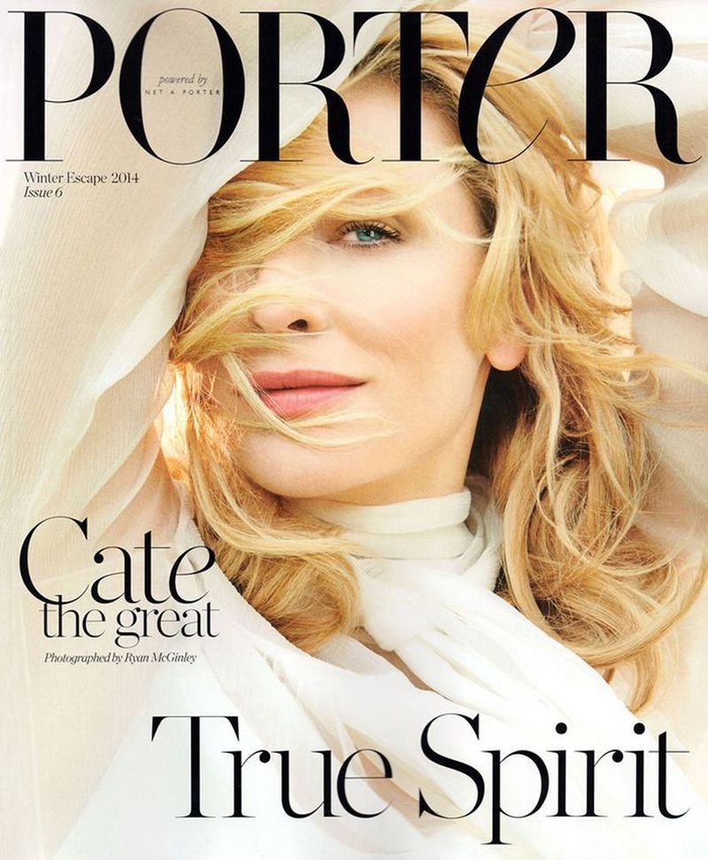 PORTER magazine side cover Issue 6 Winter 2014