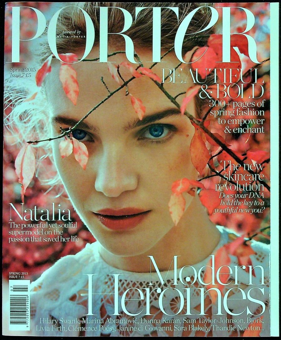 PORTER magazine side cover Issue 7 Spring 2015