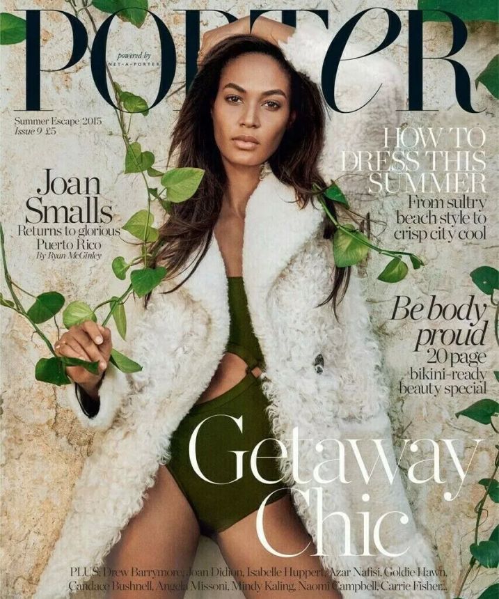 PORTER magazine side cover Issue 9 Summer 2015
