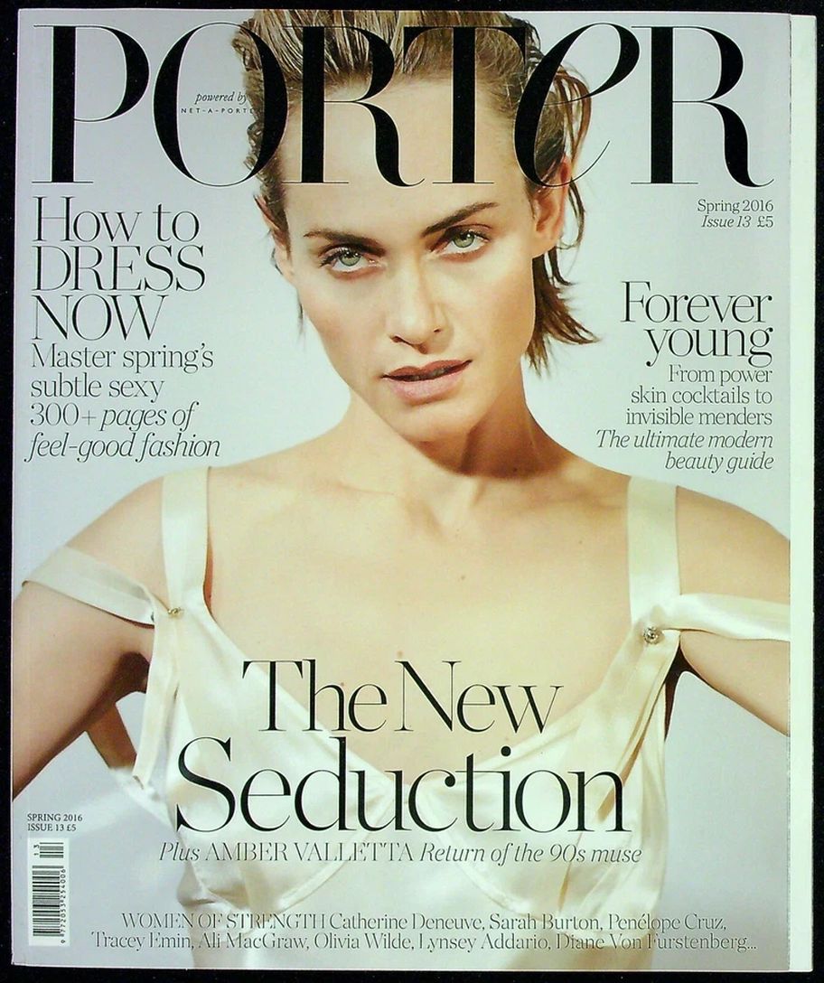 PORTER magazine side cover Issue 13 Spring 2016