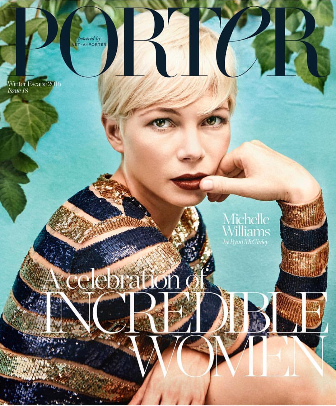 PORTER magazine side cover Issue 18 Winter 2016