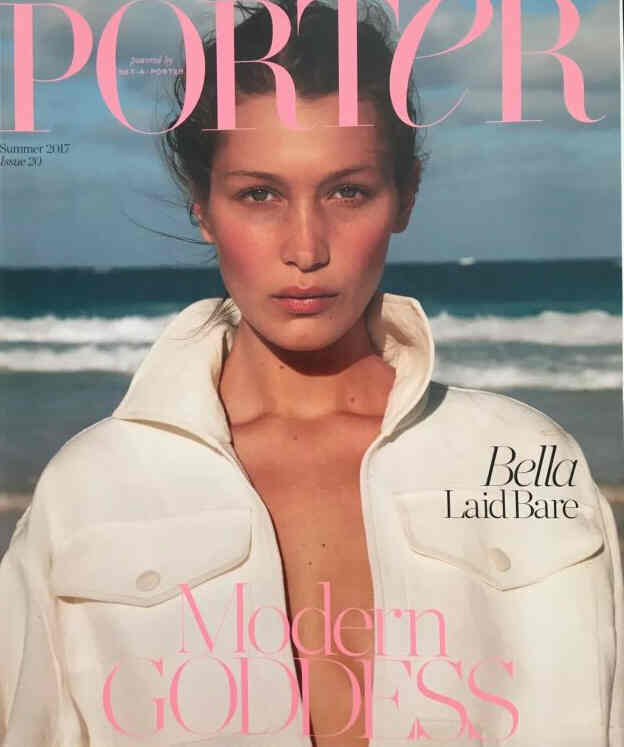 PORTER magazine side cover Issue 20 Summer 2017