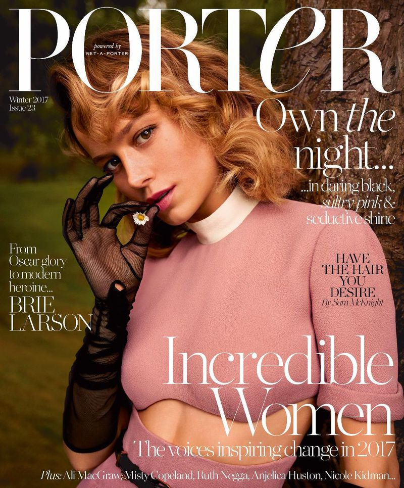 PORTER magazine side cover Issue 23 Winter 2017