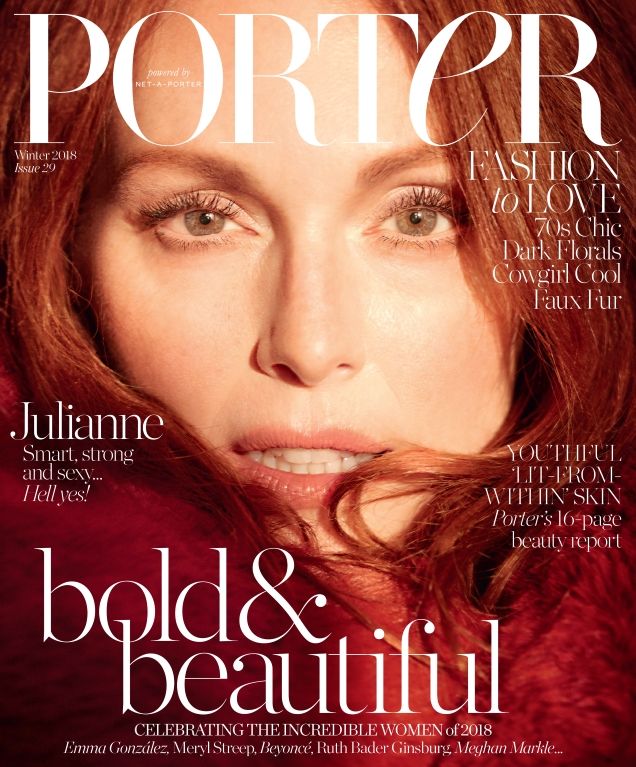 PORTER magazine side cover Issue 29 Winter 2018