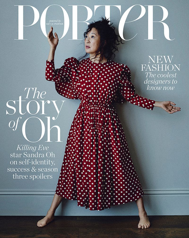 PORTER magazine side cover  October 2019
