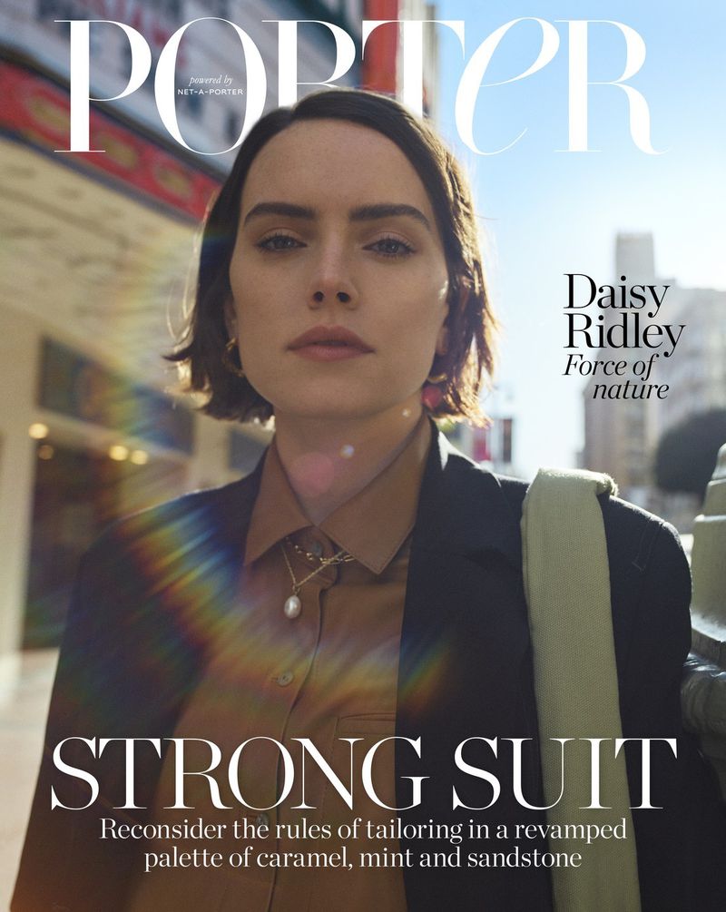 PORTER magazine side cover  December 2019