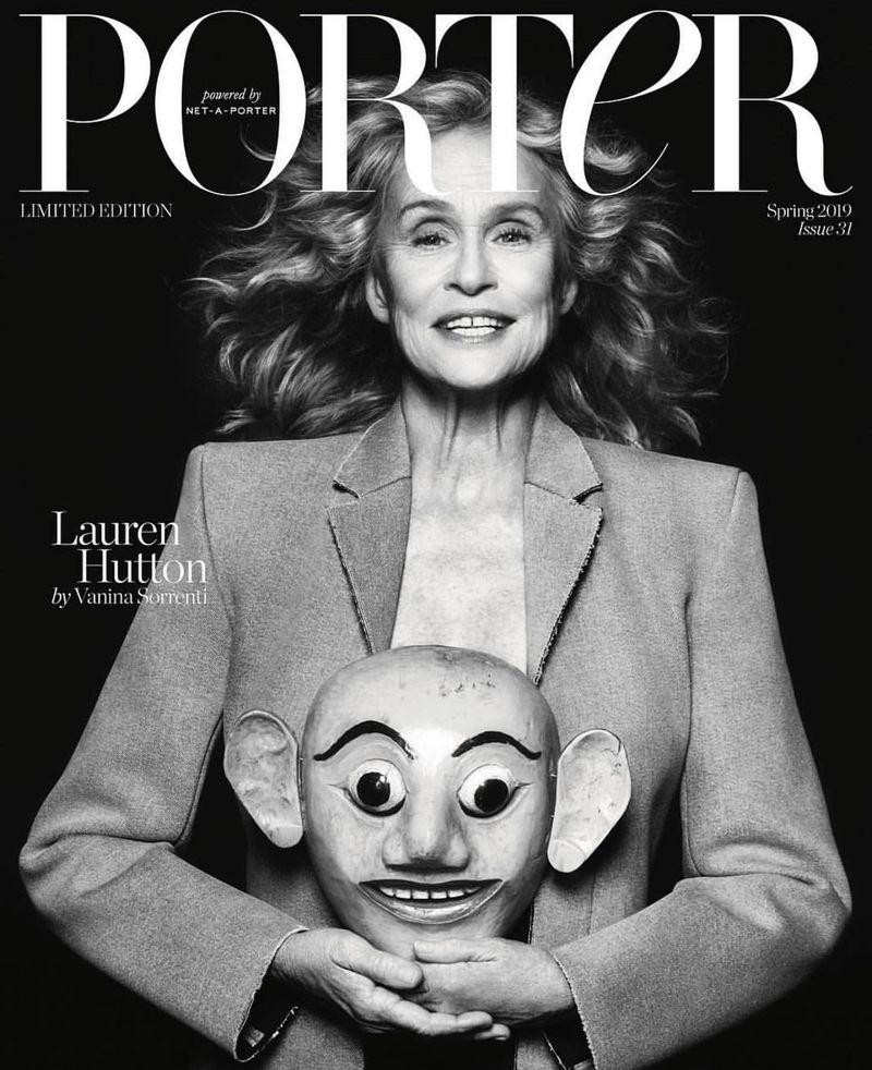 PORTER magazine side cover Issue 31 Spring 2019