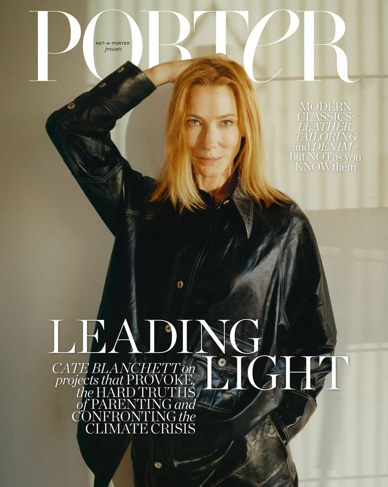 PORTER magazine side cover  November 2021